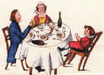 Ob der Philipp heute still wohl bei Tische sitzen will? 